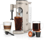 Single-Serve Coffee Maker K-Cup Pod Compatible, Built-In Milk Frother, 68 Fluid Ounces Reservoir