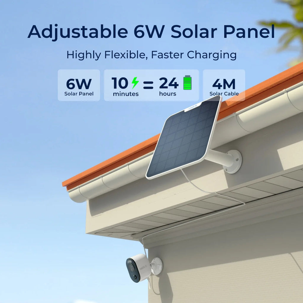 Reolink Argus Series 4K 8MP Battery/Solar-Powered Standalone WiFi Camera With Color Night Vision - Argus 3 Ultra