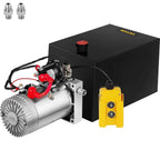 12 Qt 12-Volt 3200 PSI Single-Acting Hydraulic Power Pump With Steel Reservoir