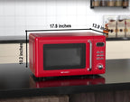 Emerson Countertop Microwave Oven 0.7 Cu Ft 700W Red - MWR7020RD