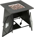 Four Seasons Courtyard 28-Inch Square 50,000 BTU Gas Fire Pit Table - SRGF11634