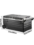 BENTISM 100Qt Portable Car Freezer Refrigerator 95L 12/24V - TWW95