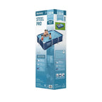 Bestway Steel-Frame Above-Ground Swimming Pool With Filter Pump - Rust-Resistant Build