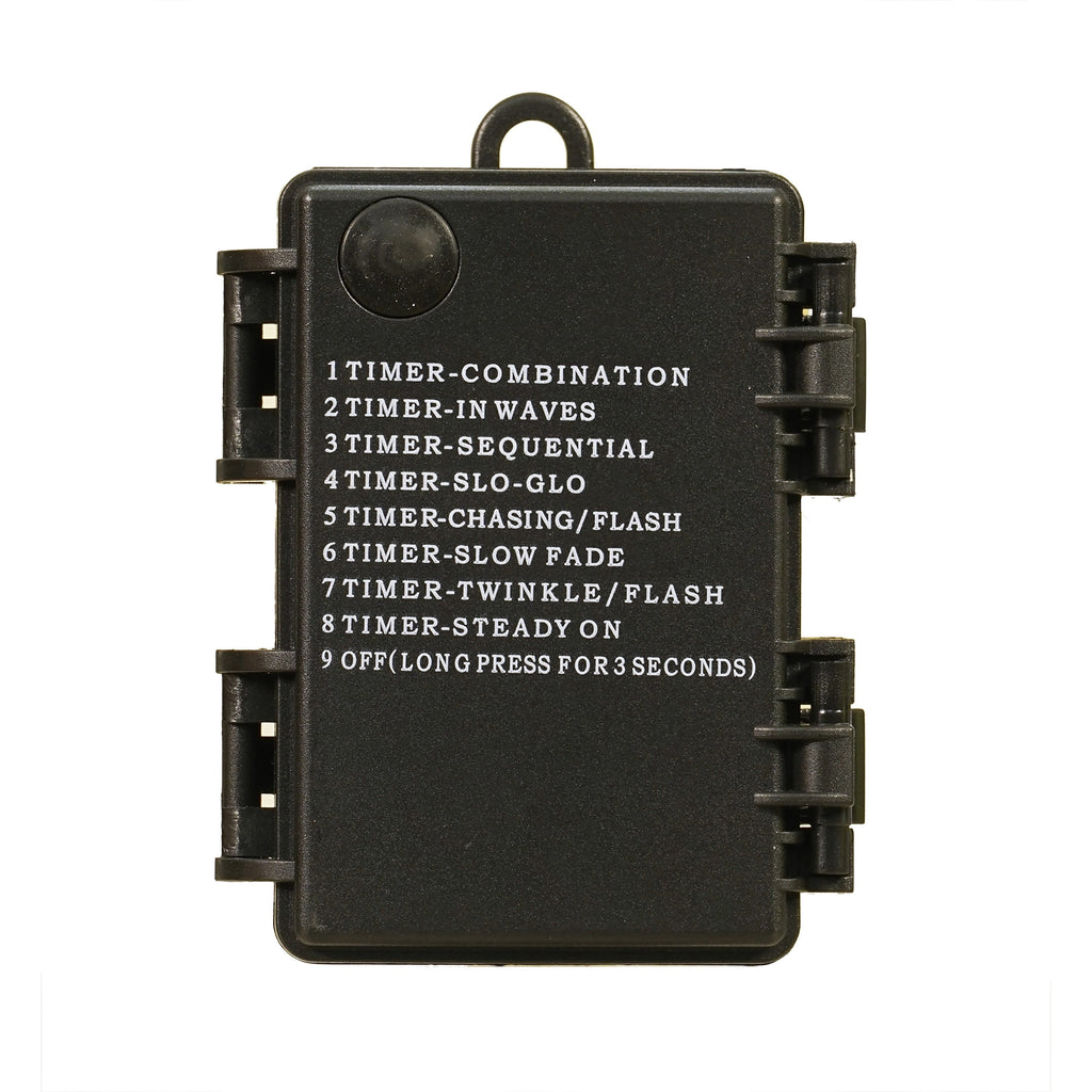 Indoor/Outdoor 100-Count Battery-Operated LED 8-Function Micro String Lights, 33', Halloween by Way To Celebrate