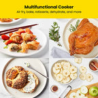 CHEFMAN Multifunctional Digital Air Fryer Rotisserie Dehydrator Convection Oven - 10-Liter