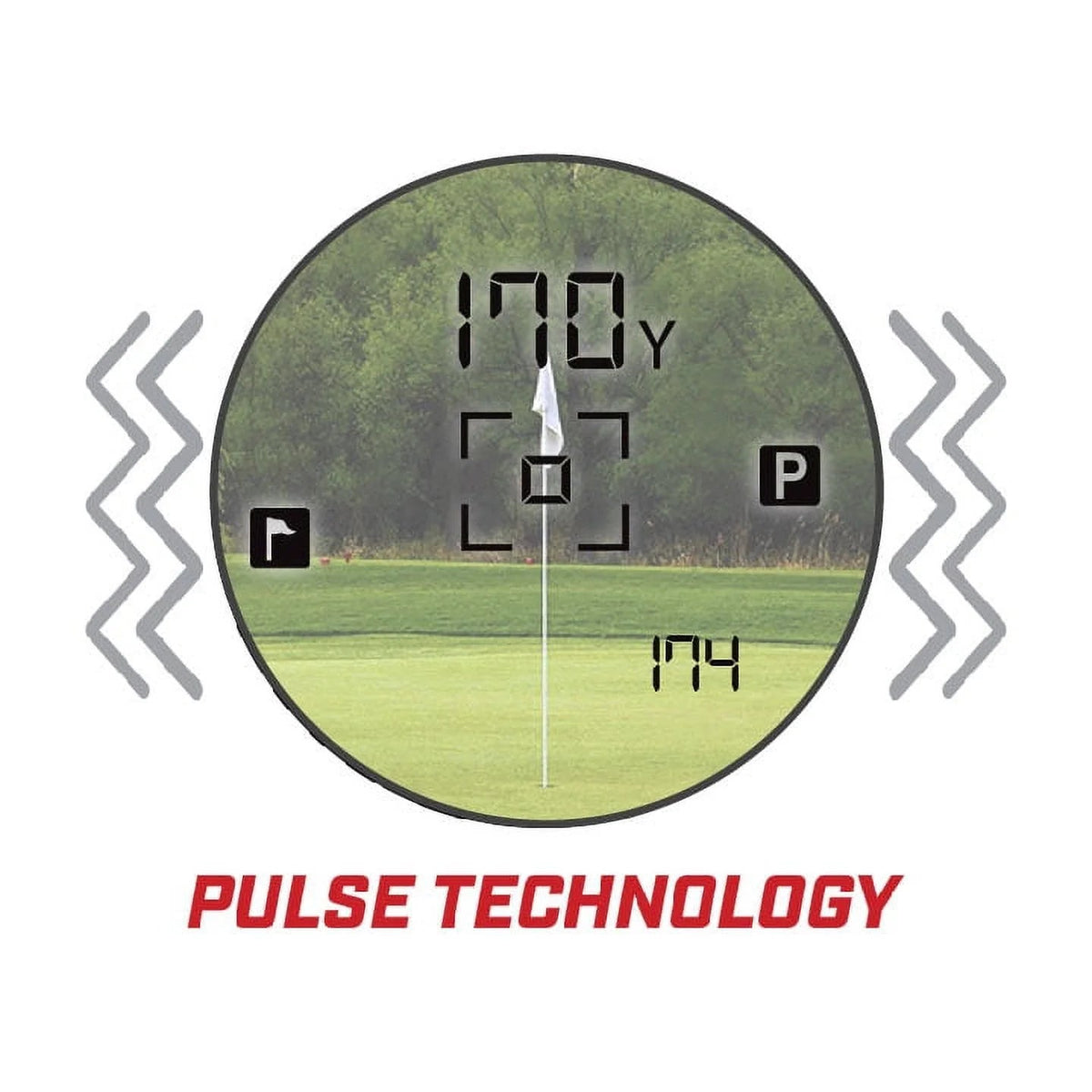 Callaway LS Slope Golf Laser Rangefinder With Pulse Confirmation - LS