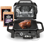 Ninja Woodfire Pro Outdoor Grill, 7-in-1, Grey XL With Built-In Thermometer - OG751