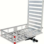 Aluminum Hitch Mount Cargo Carrier With 47 in Long Ramp, 1 Pack - 80779