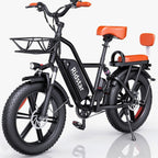 Electric Adult E-Bike 750W 48V 15AH 20in x 4.0 Fat Tire 2 Seater - UL2849