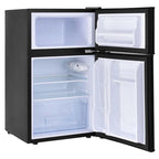 3.2 Cu. Ft. 2-Door Compact Refrigerator With Freezer - Black, Gray Or White