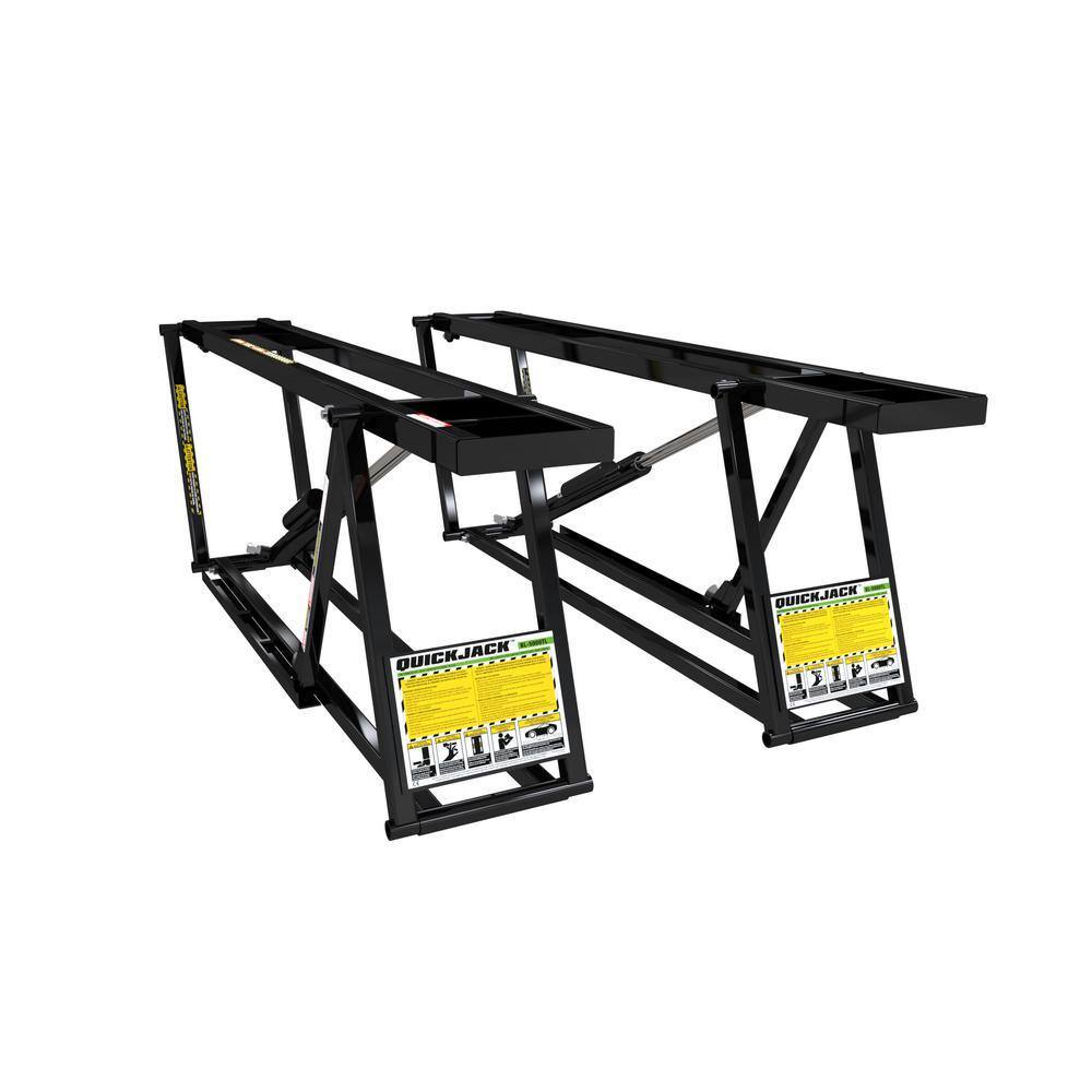 Portable Hydraulic Vehicle Lift System, 7,000 lb Capacity, 110V AC