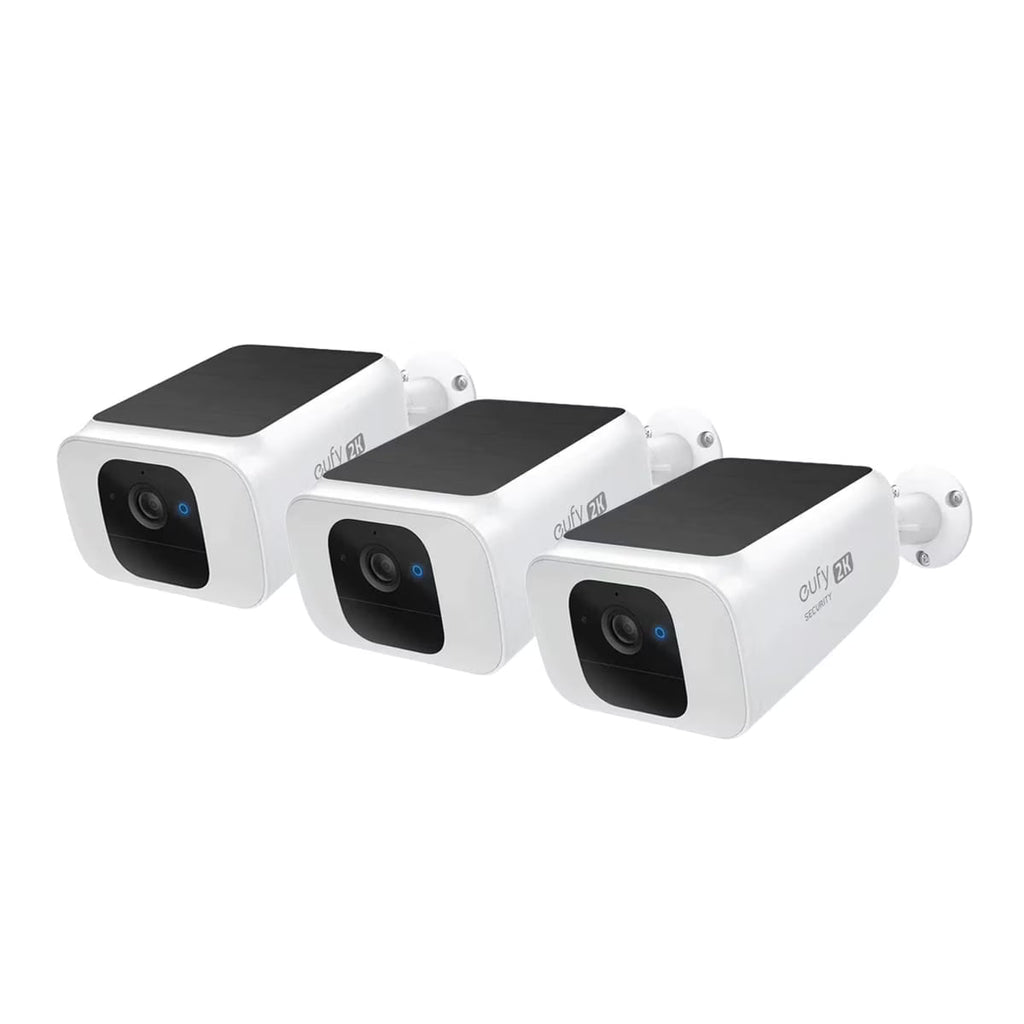 Eufy SoloCam S230 Solar Security Camera 4K UHD White 4-Pack - S40