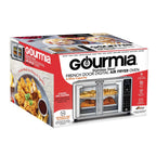 Gourmia French Door Digital Toaster Oven Air Fryer, 6-Slice, 24L, Stainless Steel - GTF2440