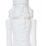 Holiday Time Lighted Musical Nutcracker Statue 75 inch / 6 Foot White - 2025