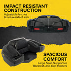 Black Boar Camco ATV/UTV Rear Storage Box And Lounger, 7 Cubic Feet - 20 x 12 x 16 inch