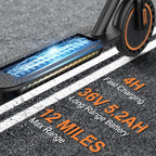 Electric Scooter 350W/500W Motor, 8.5/10 Solid Tires, 19/22 Mph, 28/21/12 Miles Range