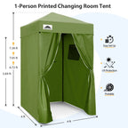 EAGLE PEAK Ultra Compact 4 ft x 4 ft Pop-Up Changing Room Canopy - Flex