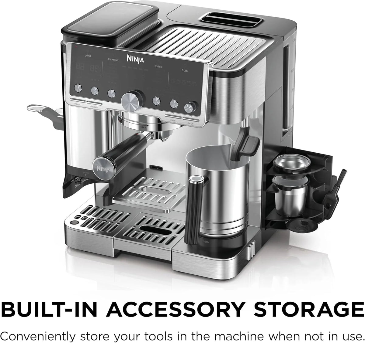 Ninja Luxe Cafe Pro Series Espresso Machine, Drip Coffee And Cold Brew - 68 Fluid Ounces