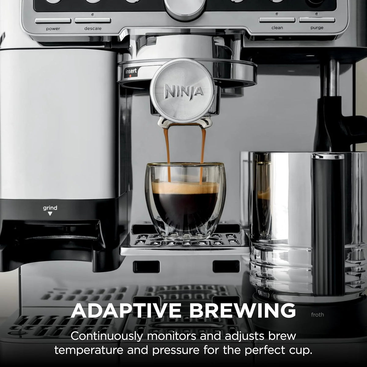 Ninja Luxe Cafe Pro Series Espresso Machine, Drip Coffee And Cold Brew - 68 Fluid Ounces