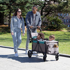 Jeep Sport All-Terrain Stroller Wagon With Canopy And Parent Organizer