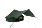White Duck Outdoors Regatta Bell Tent Awning, Desert Red, 10 ft - Complete Canopy With Poles