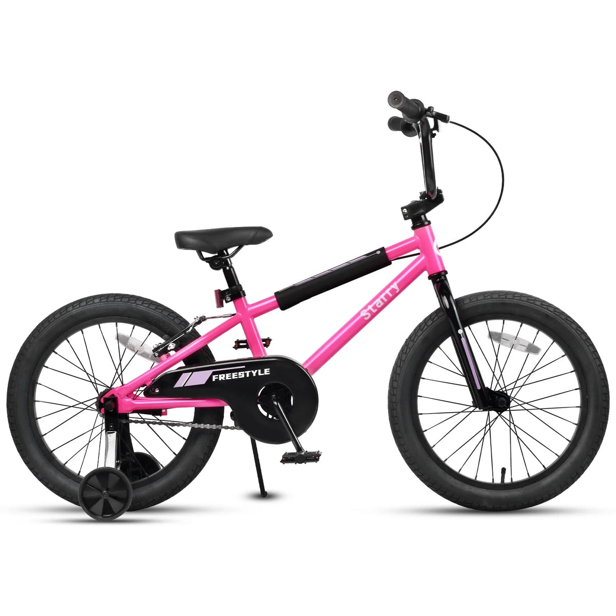 Glerc Kids BMX Style Bicycle 14 Inch Blue With Training Wheels And Coaster Brake