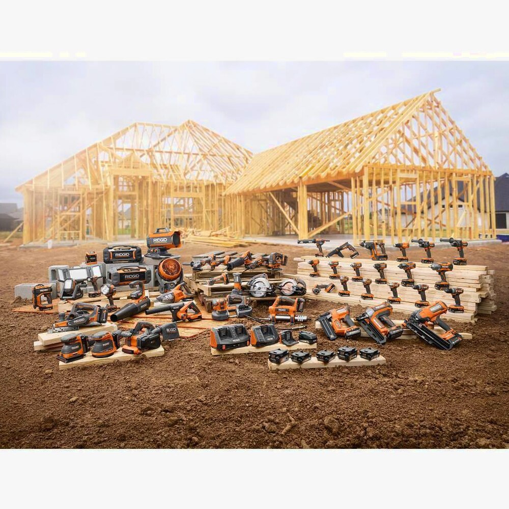RIDGID 18V Brushless Cordless Nailer Combo Kit With 18-Gauge Brad And 16-Gauge Finish Nailers