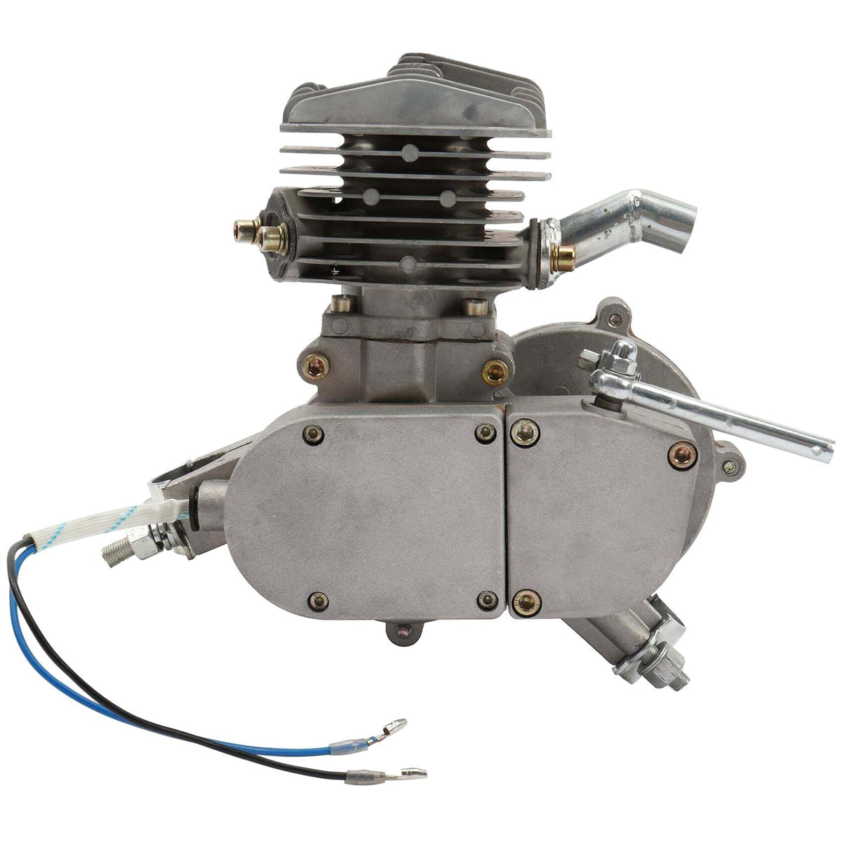 Zimtown 80cc 2-Stroke Engine Bike Motor Kit For 26in Bicycles, Silver White